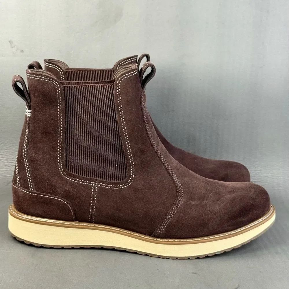 L.L. Bean Stonington Chelsea Boot Suede Boots shoes men’s size 11.5